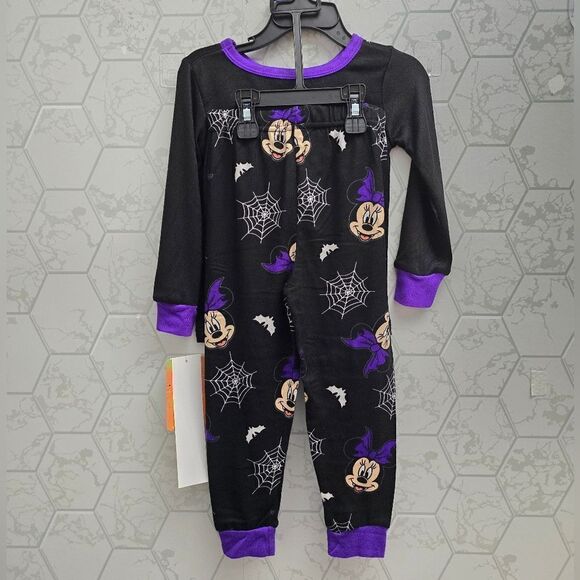 Nwt Family Look Disney Minnie Mouse Girl's Halloween Pajamas Set Bundle - Picture 6 of 10